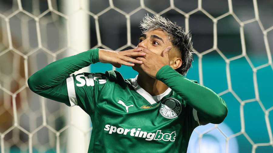 Facundo Torres marcou o único golo palmeirense na partida
