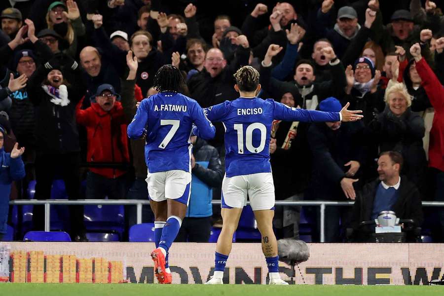 Enciso fez o golo do Ipswich aos 41 minutos Enciso fez o golo do Ipswich aos 41 minutos