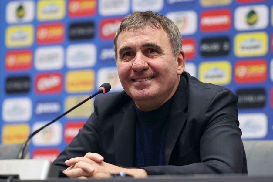 Gheorghe Hagi took part in a press conference on Monday