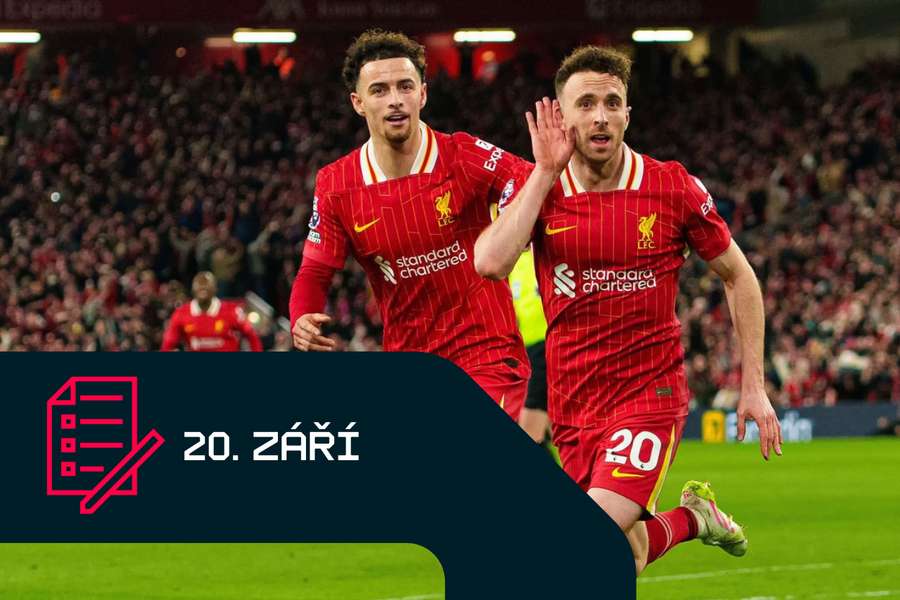 Diogo Jota slaví svůj poslední gól v životě.