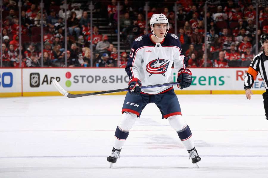 David Jiříček si v NHL za Columbus zatím připsal čtyři starty.