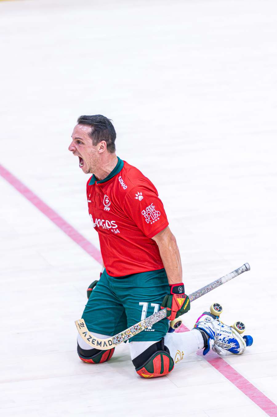 Gonçalo Alves celebra o empate Gonçalo Alves celebra o empate