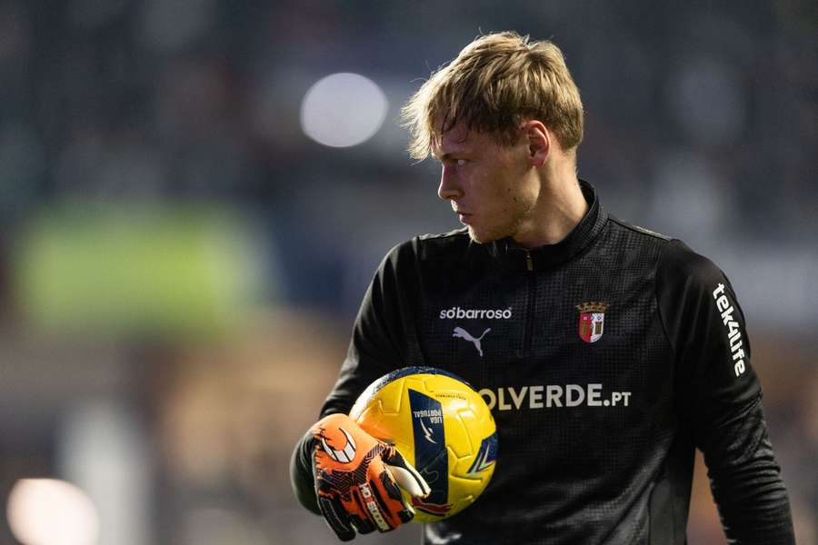 Opora portugalské Bragy Lukáš Horníček.