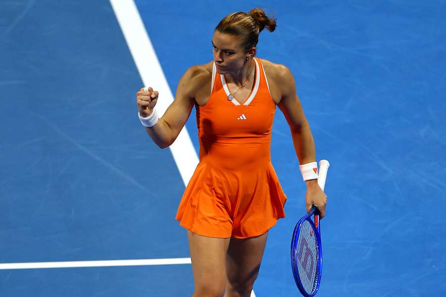 Sakkari ballt die Siegerfaust