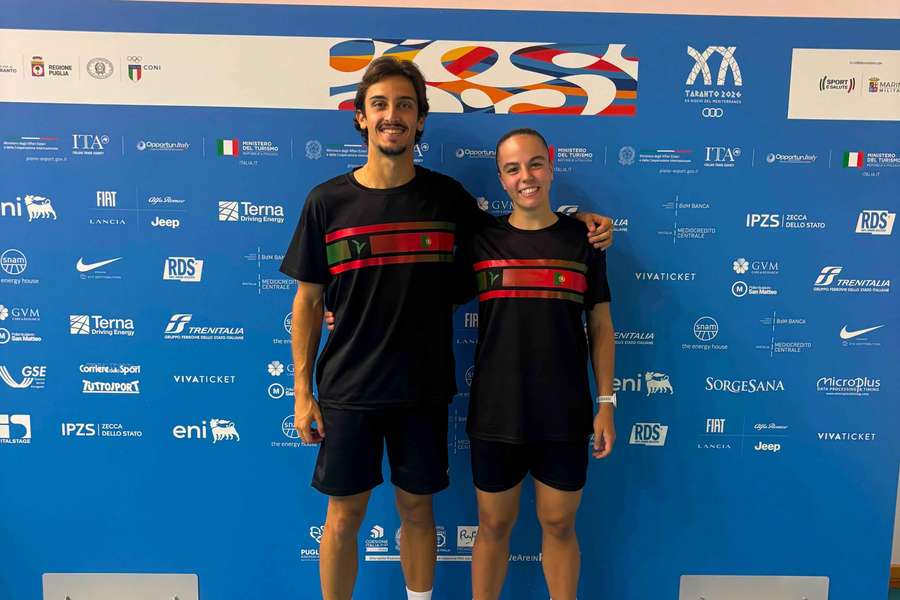 Diogo Glória (esquerda), atleta português