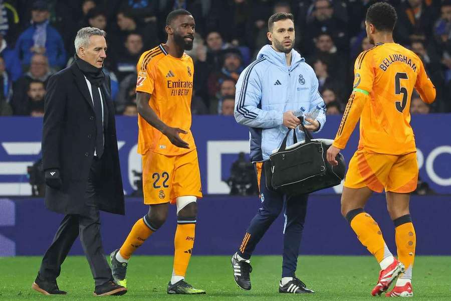 Rüdiger musste bereits nach 15 Minuten verletzt den Platz verlassen.