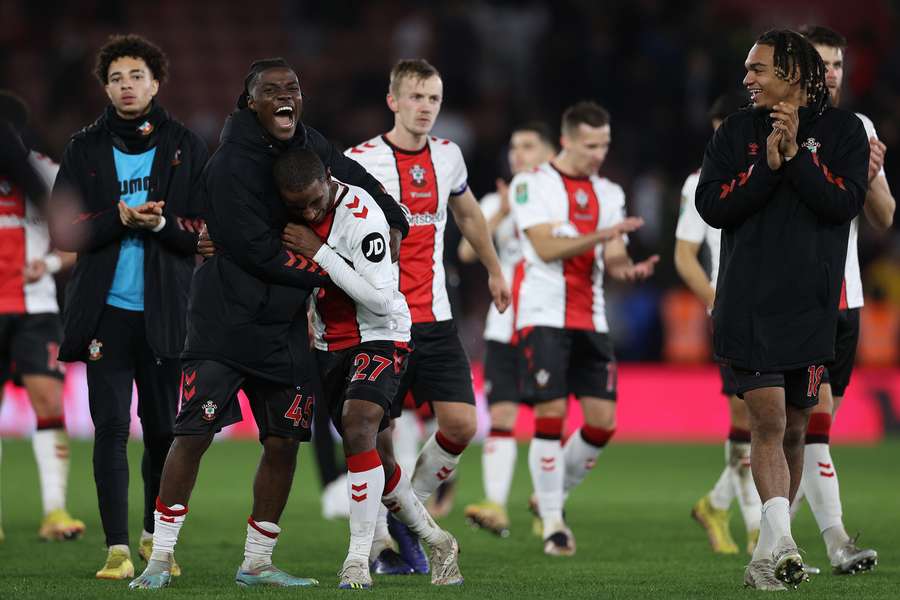 Southampton viert de overwinning op City