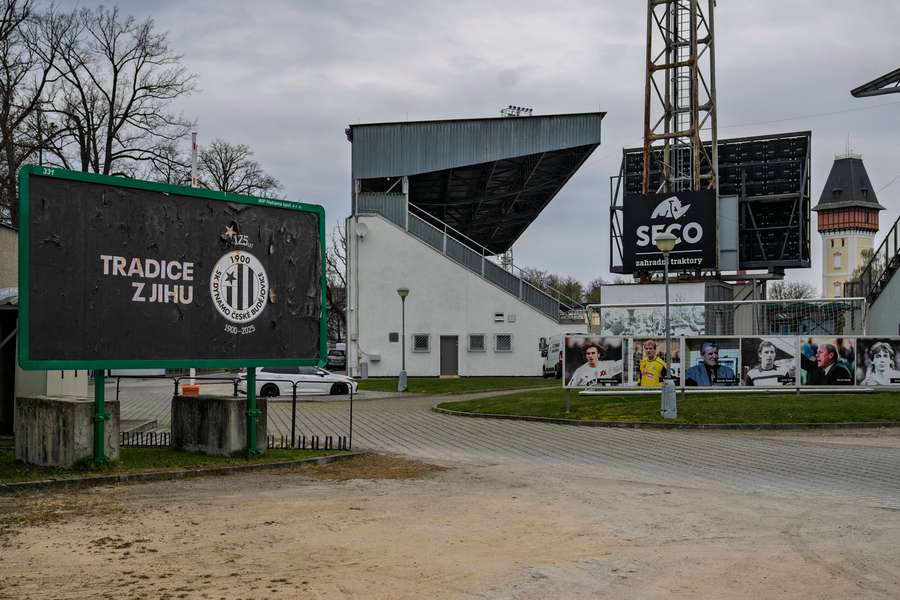 Areál fotbalového stadionu SK Dynamo České Budějovice Areál fotbalového stadionu SK Dynamo České Budějovice