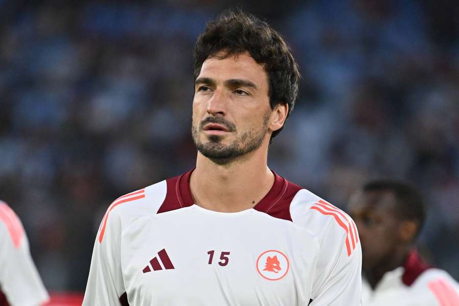 Hummels com a camisola da Roma