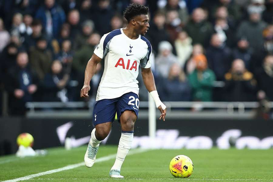 Mohammed Kudus in action for Tottenham