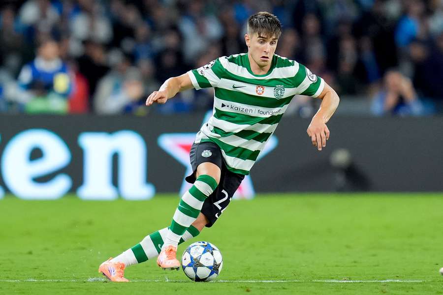 Fresneda, jugador del Sporting de Lisboa
