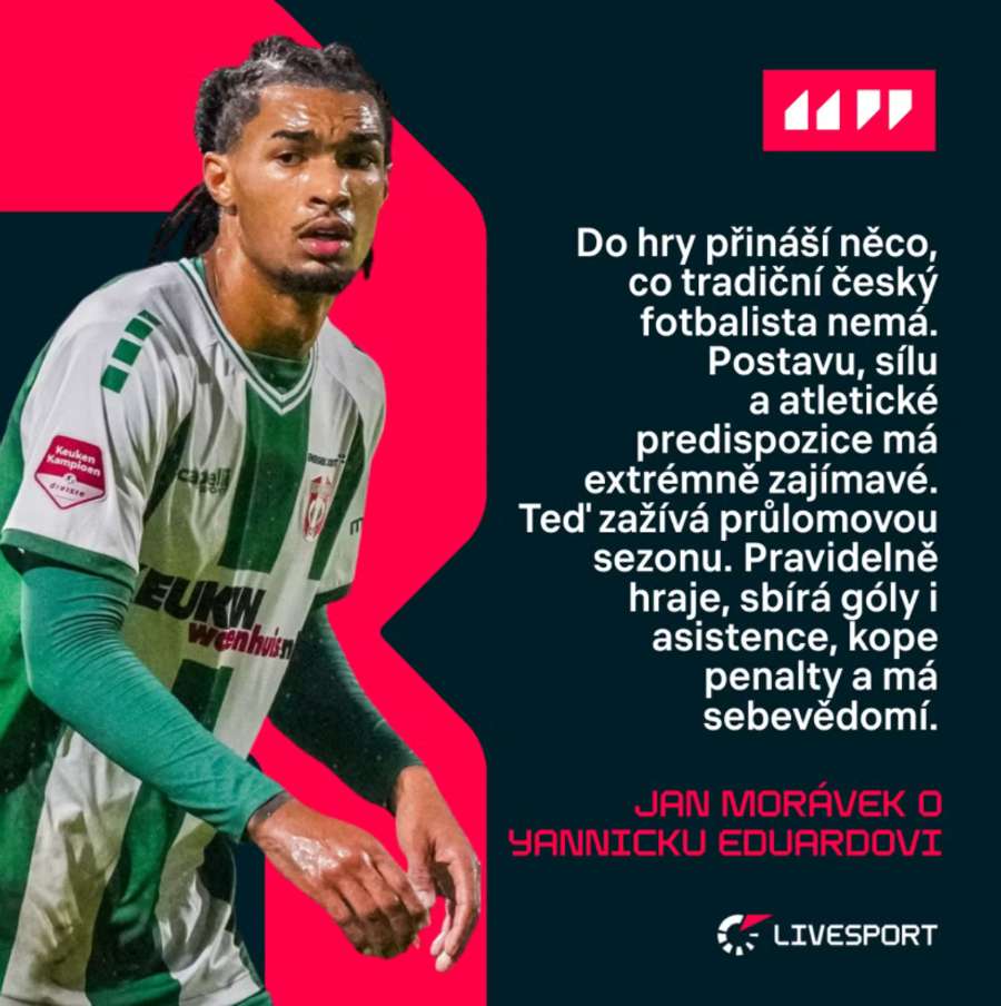 Jan Morávek o Yannicku Eduardovi pro Livesport Zprávy.