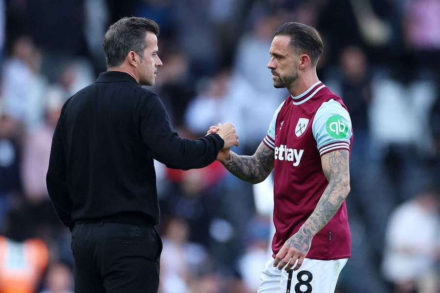 Marco Silva, treinador do Fulham, no final do jogo com o West Ham