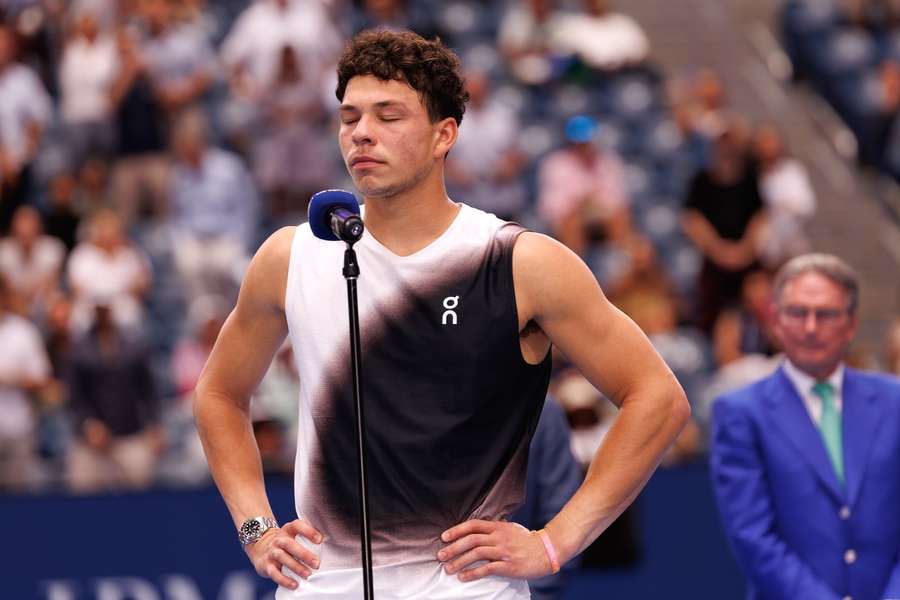 Ben Shelton, imediat după finala US Open 2026 pierdută în fața lui Alexander Zverev Ben Shelton, imediat după finala US Open 2026 pierdută în fața lui Alexander Zverev