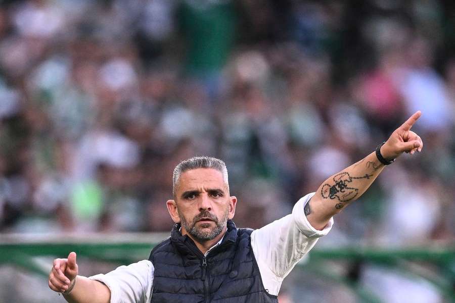 Rui Borges, treinador do Sporting