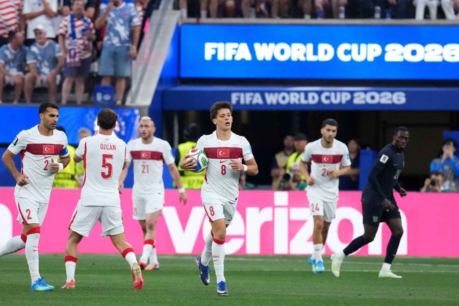 Arda Guler świętujący gola z USA