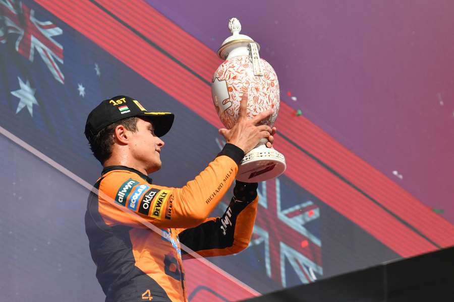 Lando Norris conquistou o Grande Prémio da Hungria