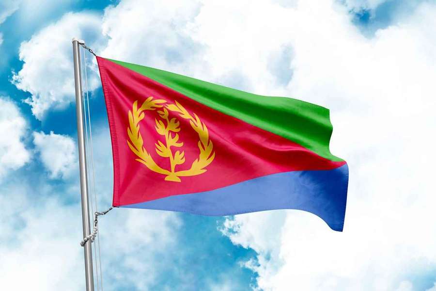 The flag of Eritrea The flag of Eritrea