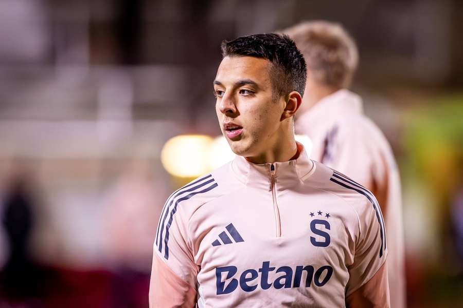 Sparťanský talent Hugo Sochůrek. Sparťanský talent Hugo Sochůrek.