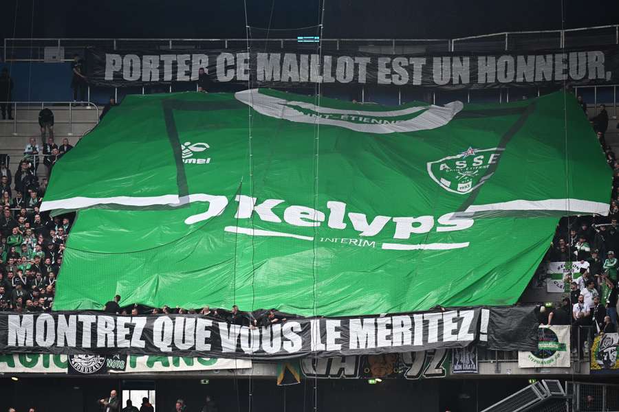 Les supporters stéphanois au Havre le week-end dernier.