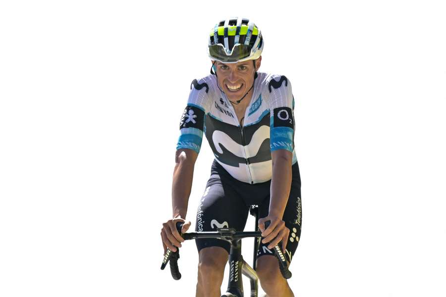 Enric Mas sur la 16ᵉ étape du Tour de France.