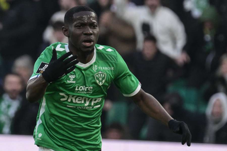 Augustine Boakye contre Nantes en janvier.