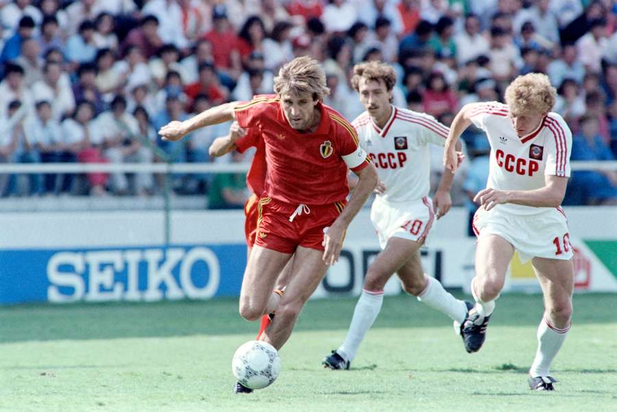 Belgium faced the Soviet Union in a knockout thriller Belgium faced the Soviet Union in a knockout thriller
