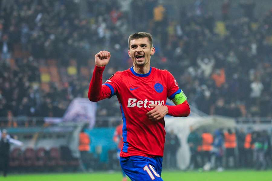 Florin Tănase a marcat golul victoriei pentru FCSB