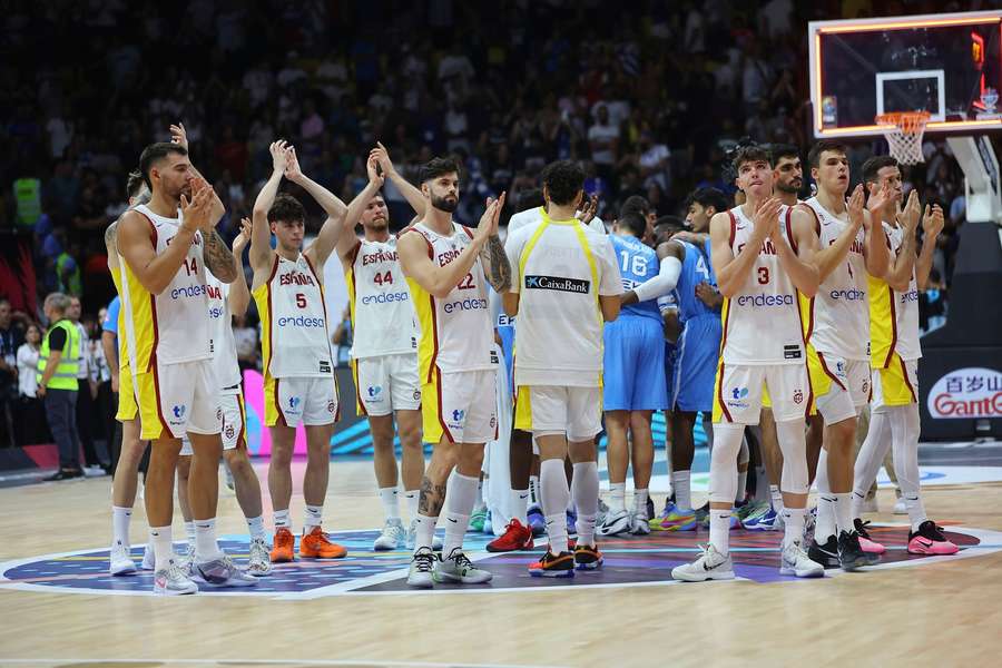 Das spanische Team verabschiedet sich von der EuroBasket 2025