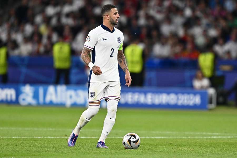 Kyle Walker capitaine de l’Angleterre lors de la finale de l’EURO 2024