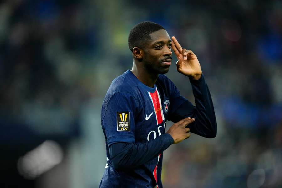 Ousmane Dembélé sorgte für den Siegtreffer für Paris Saint-Germain.