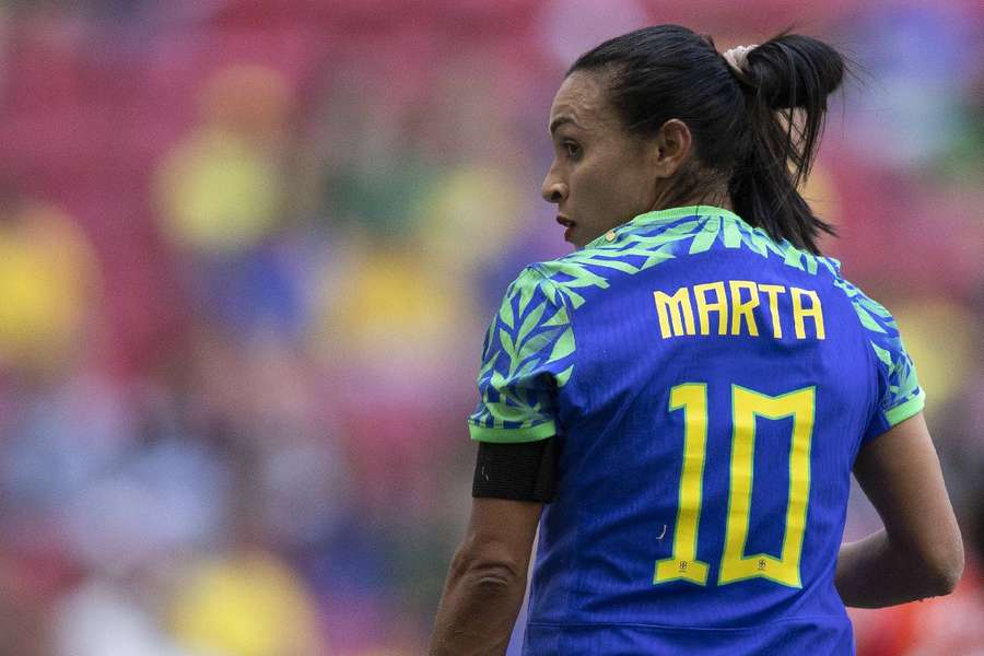 Marta vai disputar sexto Mundial da carreira