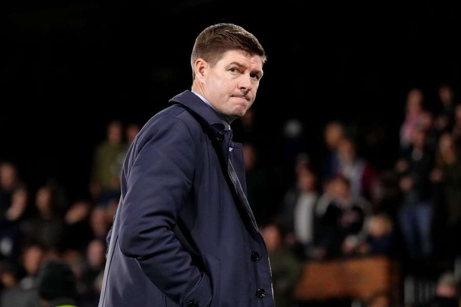 Steven Gerrard op 20 oktober 2022