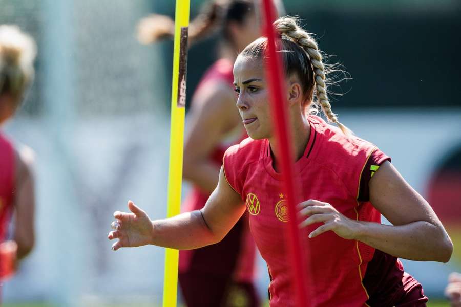 Giulia Gwinn im Training.
