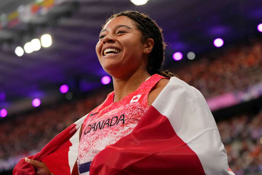 Canada's Rogers celebrates victory