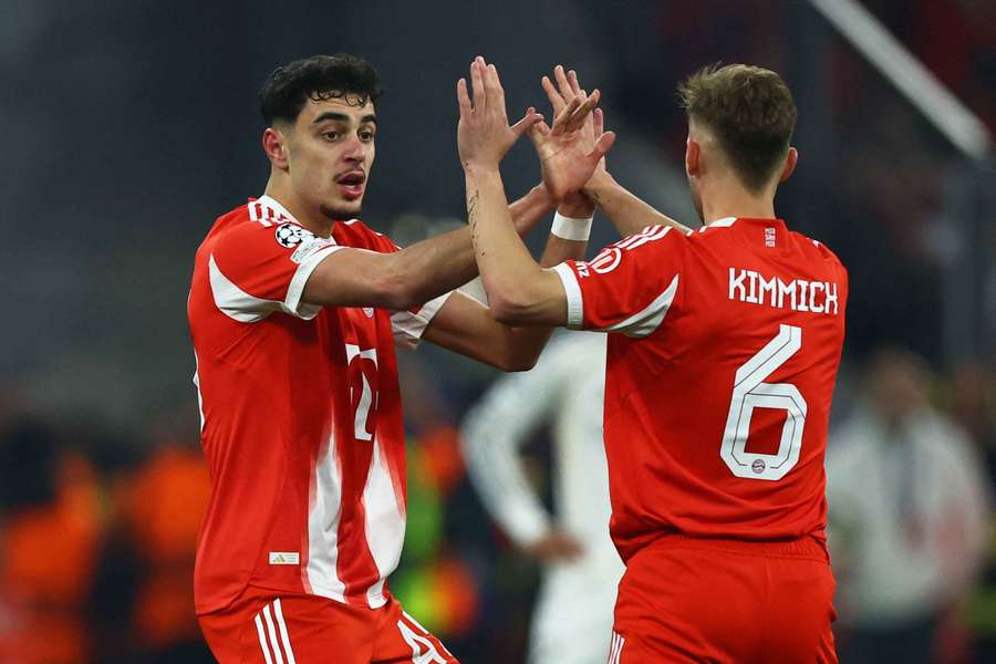 Aleksandar Pavlovic et Joshua Kimmich