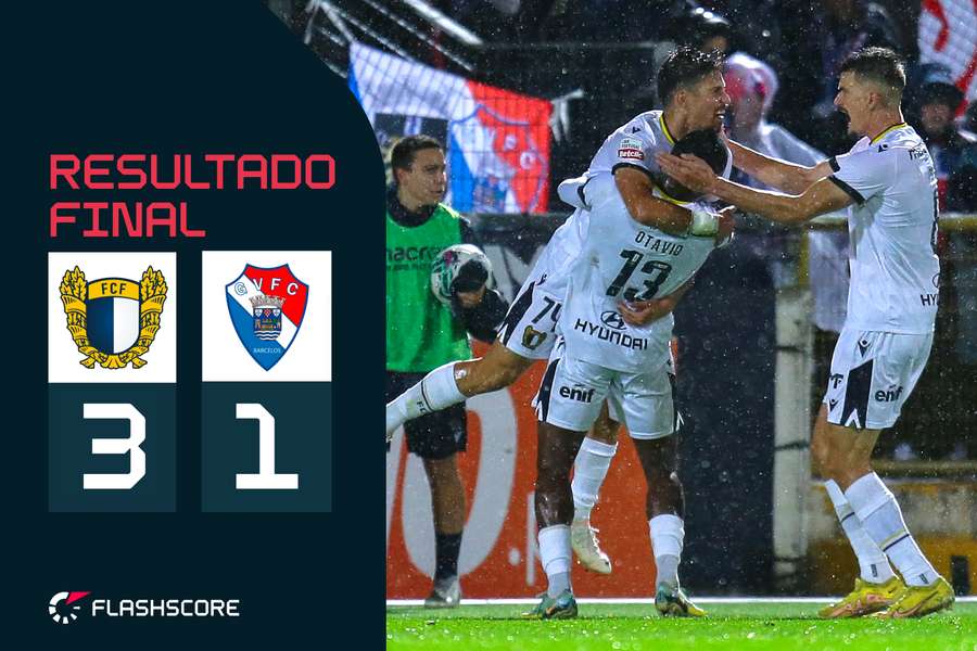 O Famalicão venceu em casa por 3-1