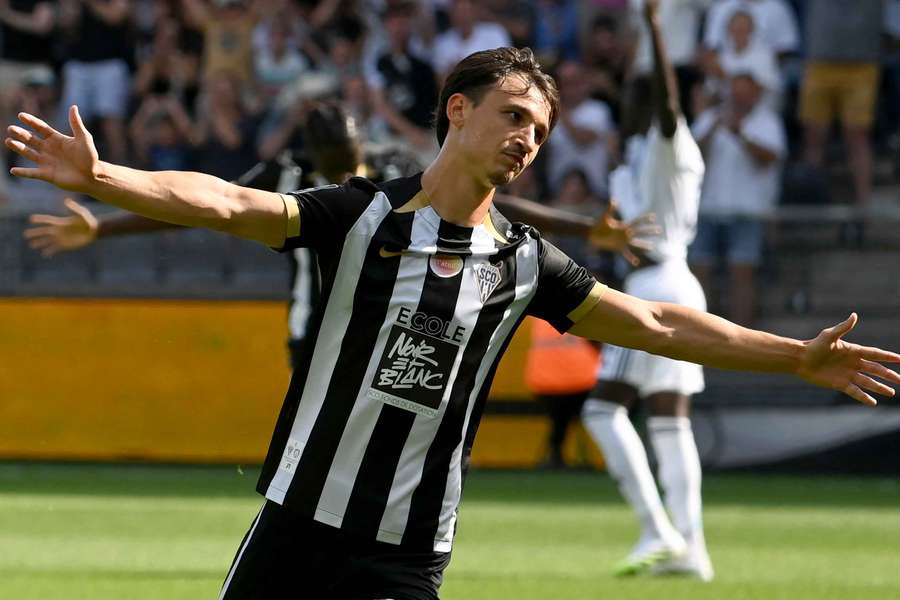Estéban Lepaul, buteur contre le Paris FC.