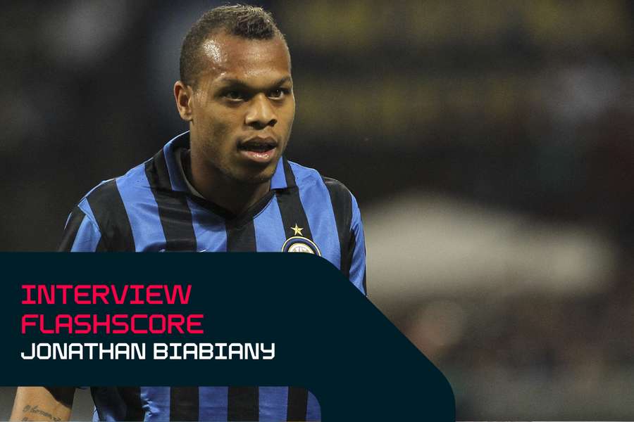 Biabiany, lors de son passage à l'Inter.