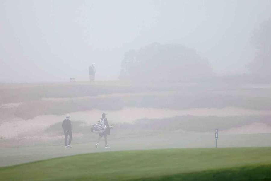 Fog has delayed play at the US Open Fog has delayed play at the US Open
