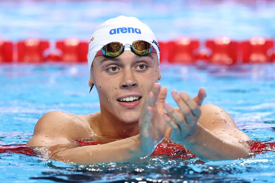 David Popovici după semifinala la 100m liber