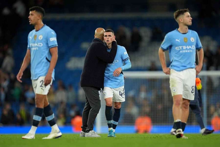 Guardiola prožívá nejhorší období v roli trenéra Manchesteru City.