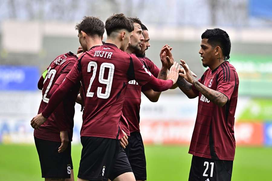 Sparta skórovala v závěru prvního poločasu.