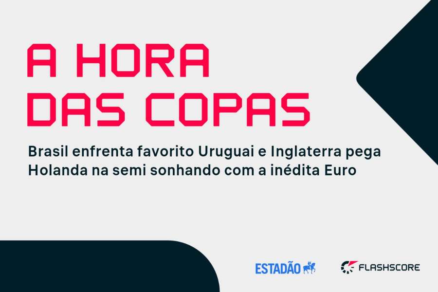 A Hora das Copas é uma parceria entre Flashscore e Estadão