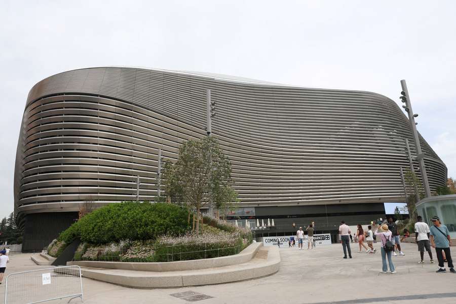 General view of Real Madrid's Santiago Bernabeu stadium 