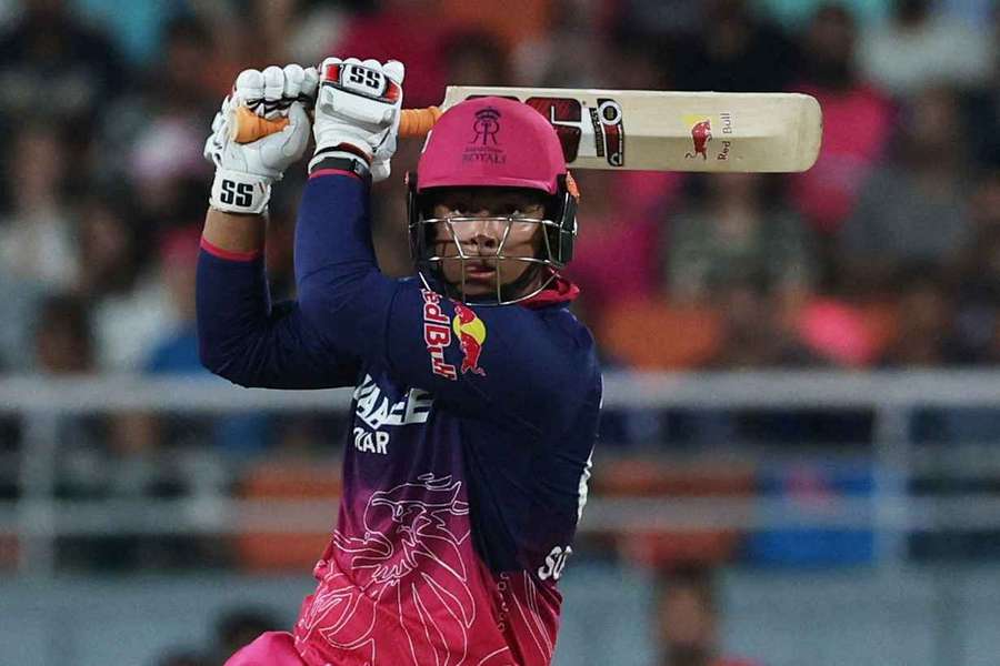 Vaibhav Sooryavanshi in action for Rajasthan Royals