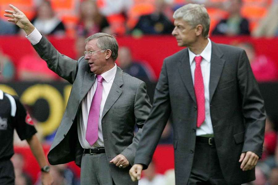 Ferguson y Wenger se enfrentaron en varias ocasiones