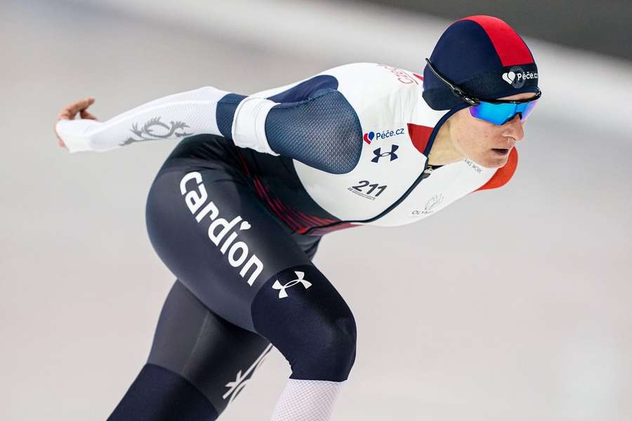 Martina Sáblíková se k závodění vrátila po prosincovém zranění v Calgary.