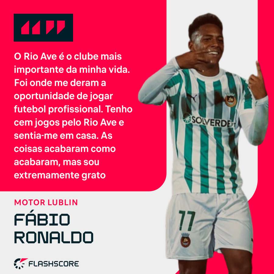 Fábio Ronaldo mostra-se grato ao Rio Ave Fábio Ronaldo mostra-se grato ao Rio Ave