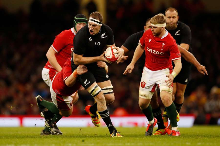 Brodie Retallick was sent off in New Zealand's win over Japan